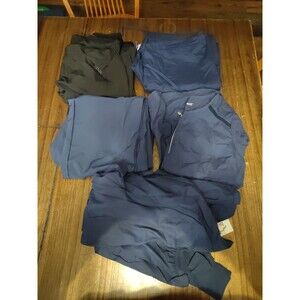 Lot Butter Soft Scrubs Pants Tops Navy Black Medium Large